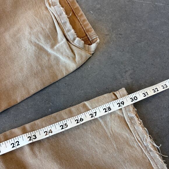 Vintage Y2k Carhartt Brown Workwear Carpenter Khaki Pants Men's 40x30 - Picture 4 of 4